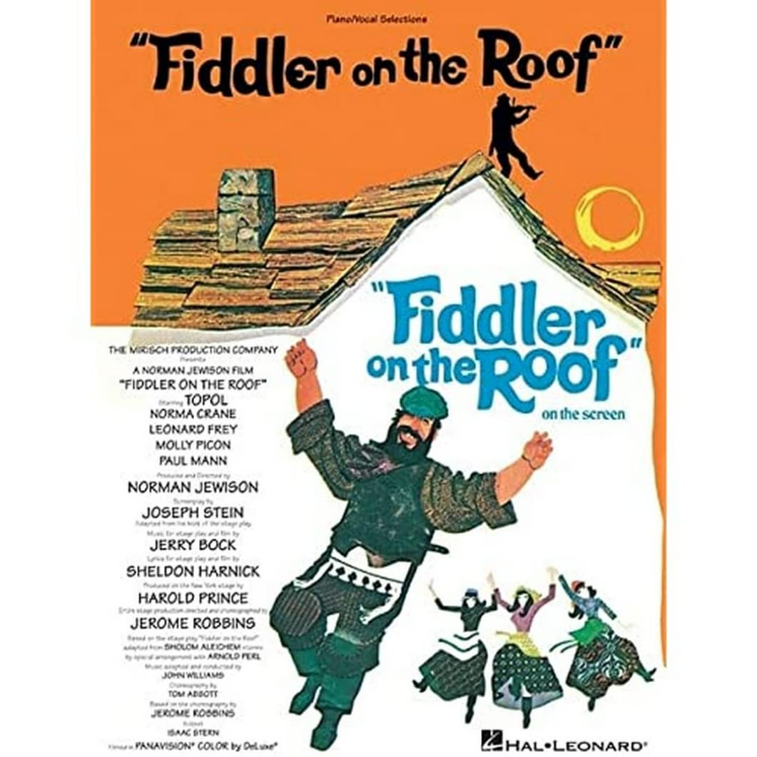 Fiddler on the Roof On the Screen | Vocal Selections Songbook for Piano, Voice and Guitar | 12 Iconic Broadway Songs | Easy Piano Arrangements for All Skill Levels | Gift for Music Lovers
