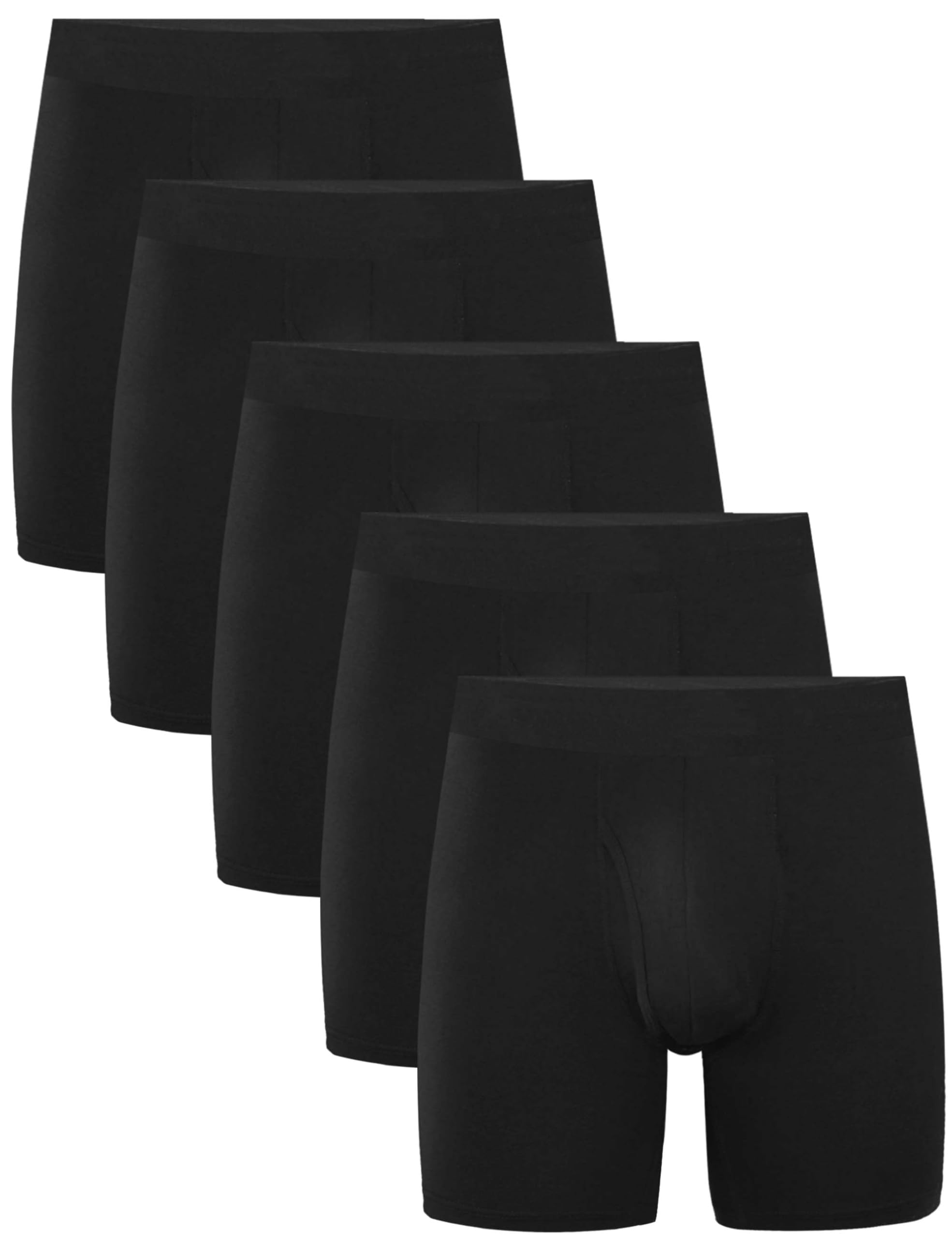 Boxer Uomo In Bambù Con Tasca 3D - Pacco Da 3 Mutande Morbide E Traspiranti - Foto 2