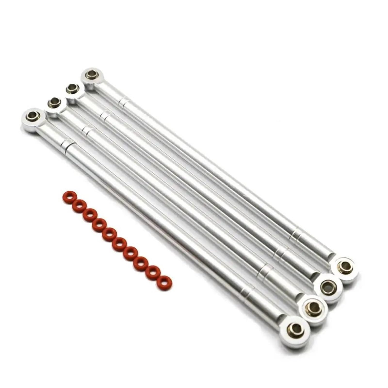 Varilla de Tracción para HPI para Venture 1/10 RC Crawler Pieza De Actualización Conjunto Varillas Enlace Dirección Coche Distancia Entre Ejes RC(White)