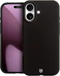 Gshield Capa Case Capinha Silicon Premium com Interior em Microfibra Antiderrapante Proteção Contra Impressão Digital, Arranhões, Quedas e Impactos para (Preta, iPhone 17)