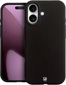 Gshield Capa Case Capinha Silicon Premium com Interior em Microfibra Antiderrapante Proteção Contra Impressão Digital, Arranhões, Quedas e Impactos para (Preta, iPhone 17)