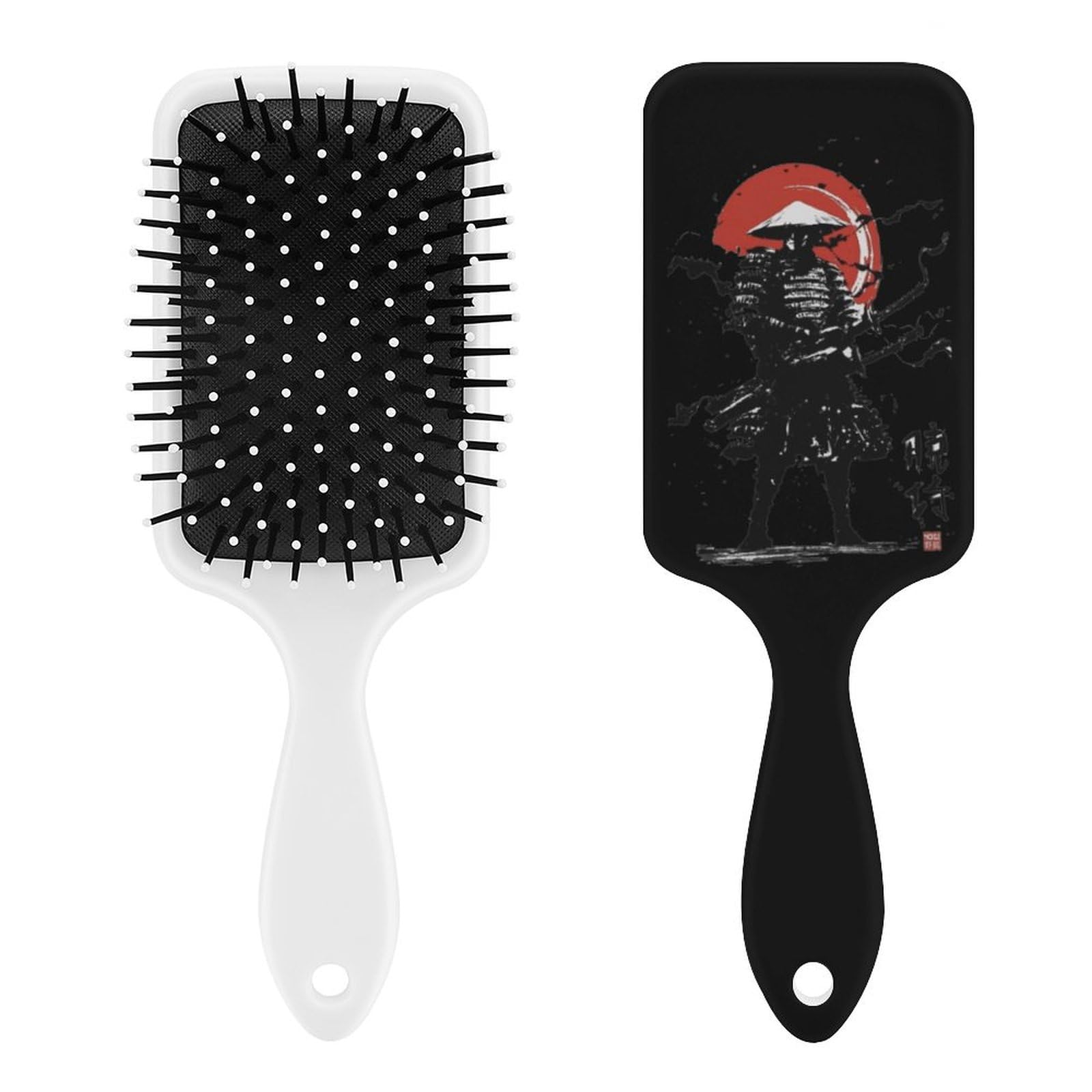 Amazon.co.jp: ヘアブラシ 櫛 サムライ 侍 和柄 エアバッグくし エア