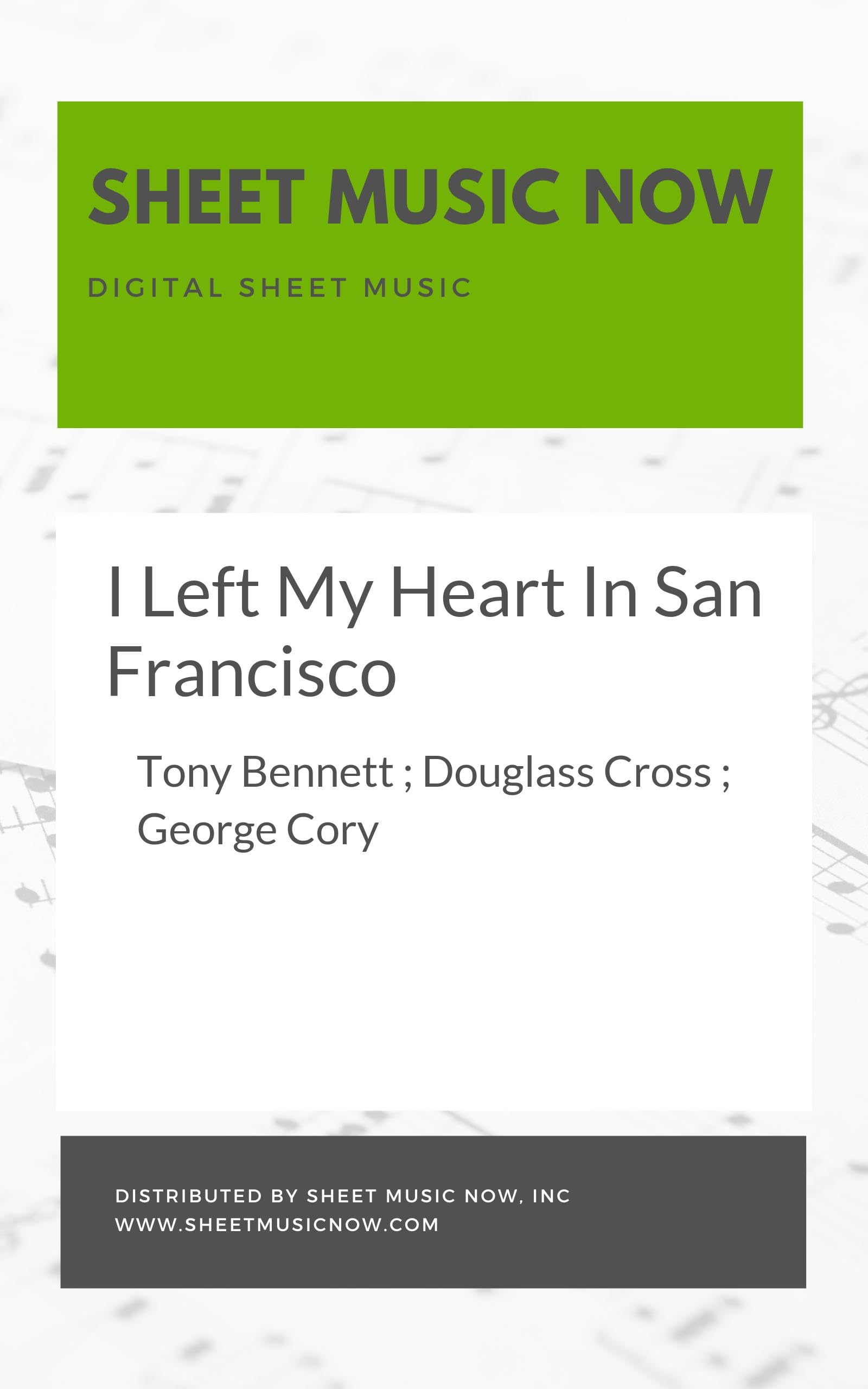 I Left My Heart In San Francisco