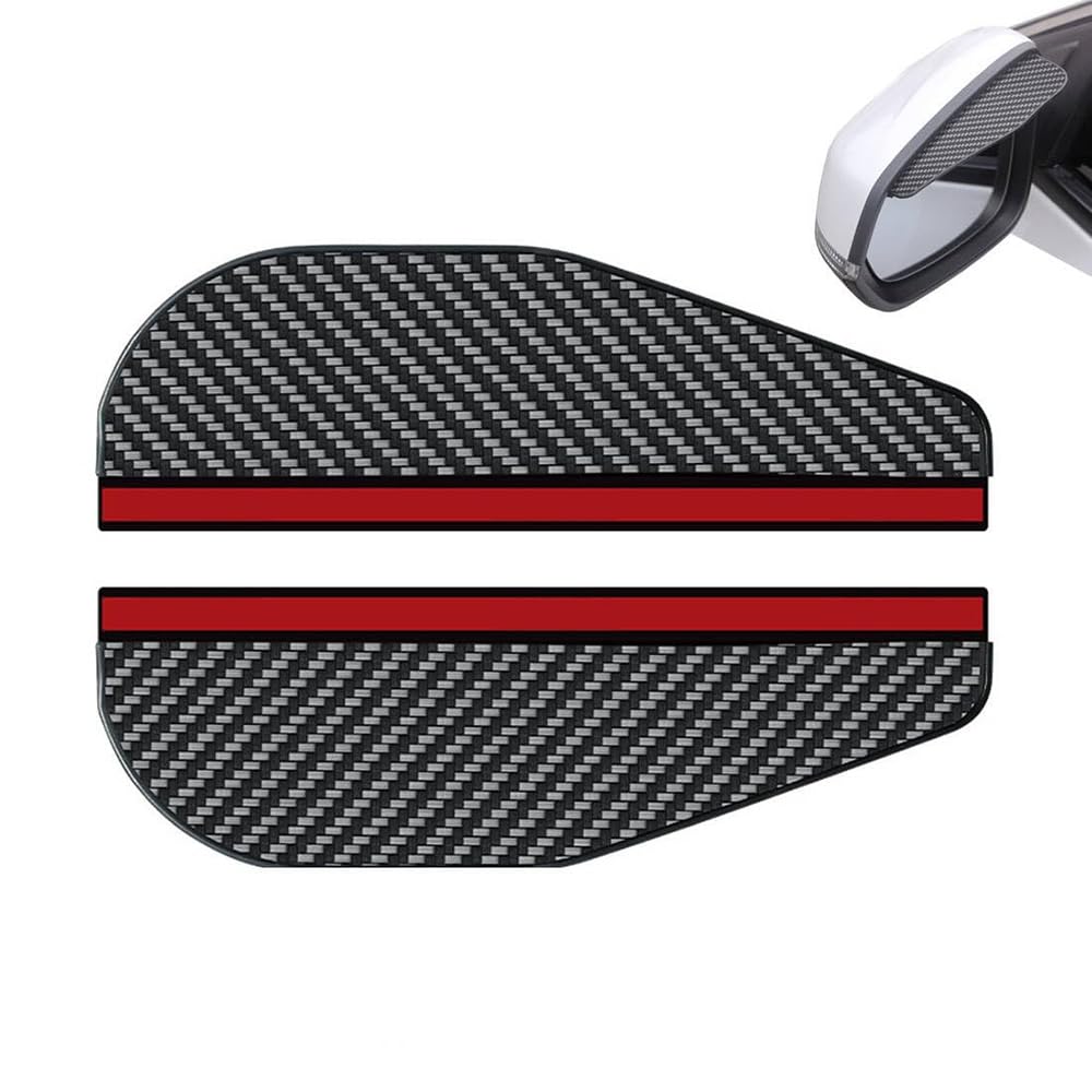 HLBLLRUXT For Lexus ES300H GS300 Mirror Rain Guards Car Wing Mirror Rain Deflectors Side Rearview Mirror Eyebrows Sun Visor Shade Cover 2Pcs