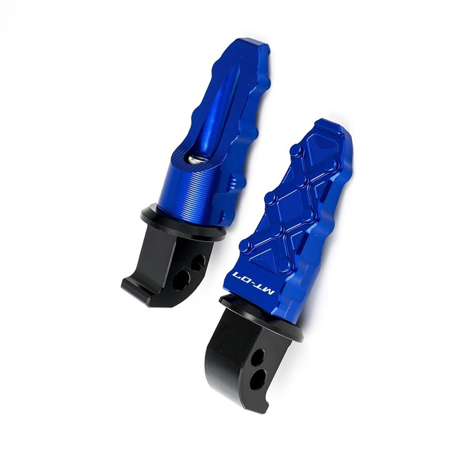 Repose-Pieds MT07 CNC Accessoires Moto Yamaha MT-07 2015 2017 2018 2019 Bleu