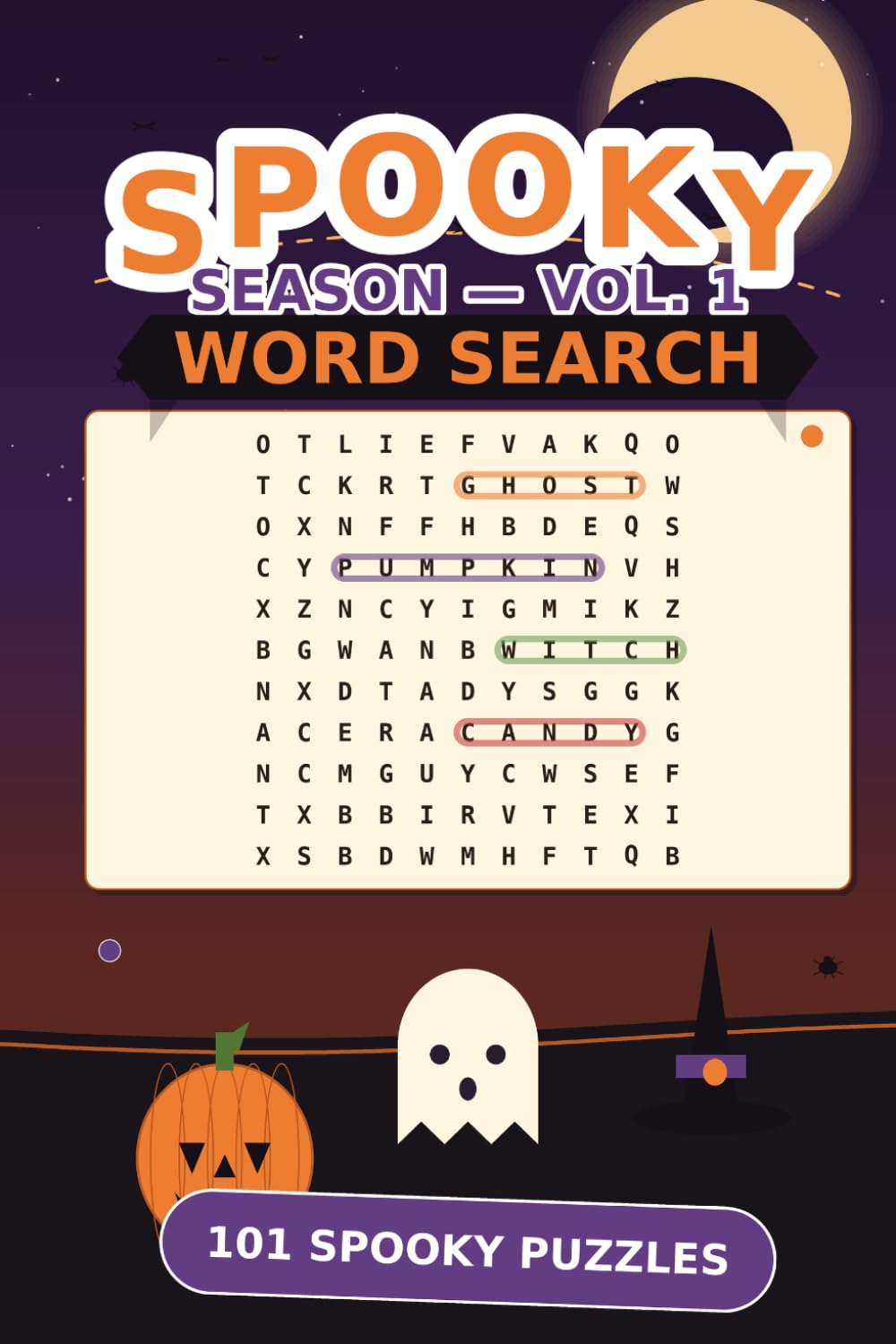 Word Search Spooky Season: V. 1 (Spooky Puzzles)