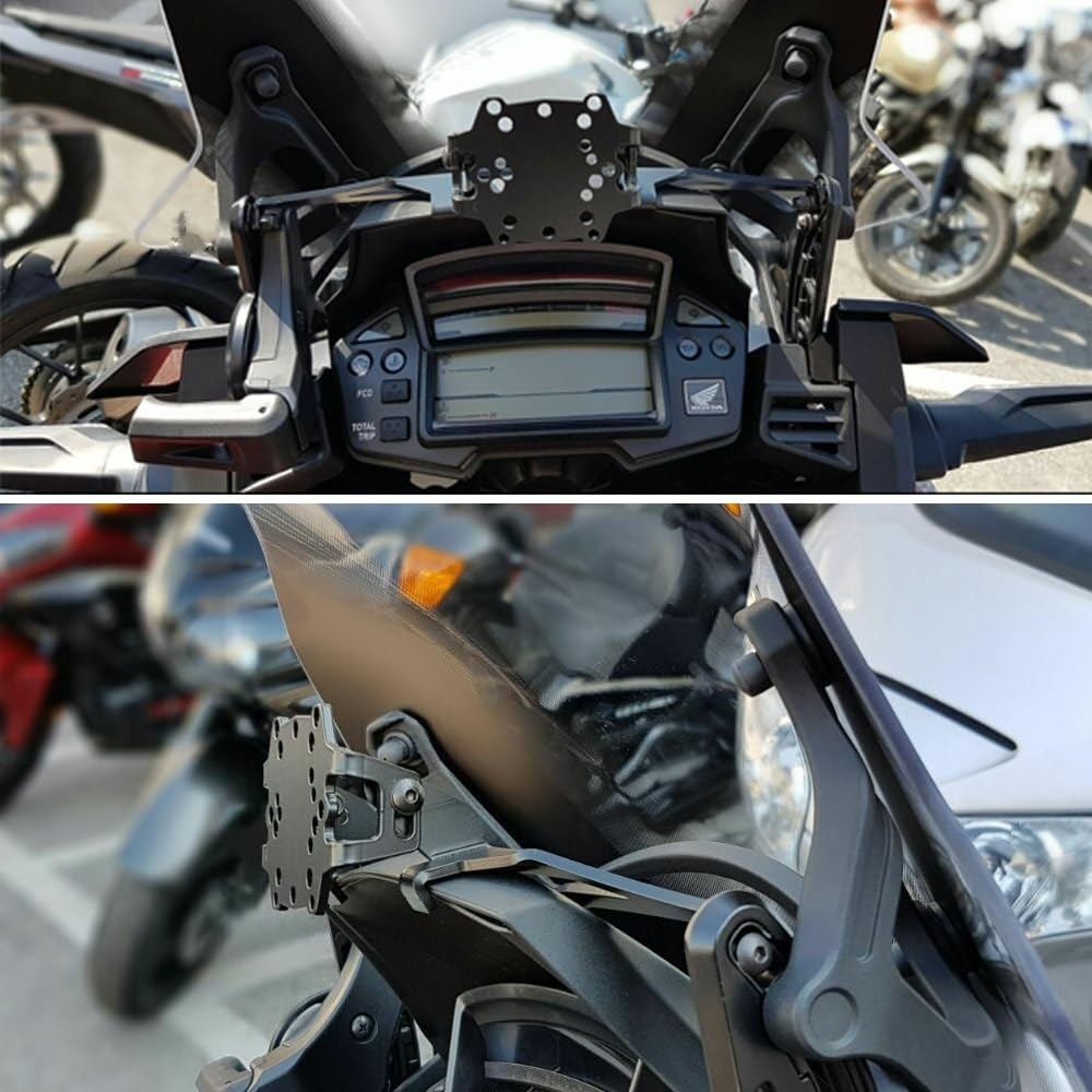 Moto Telefono GPS Staffa per CROSSTOURER 1200 2016 Supporto per Cavalletto Supporto per Piastra di Navigazione GPS per Telefono Cellulare Staffa Navigazione Basamento(Phone Clip)