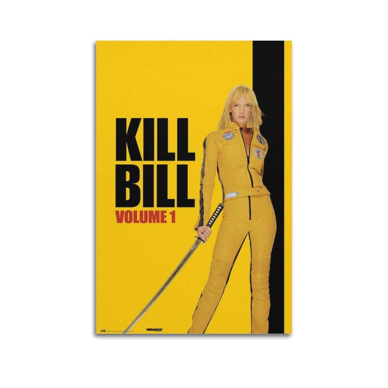 LXODGHE Kill Bill Poster Poster Decorative Painting Canvas Wall Posters And Art Picture Print Modern Family Bedroom Decor Posters 08x12inch(20x30cm)