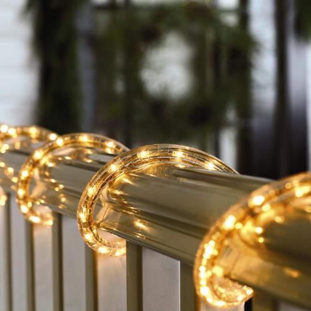 Guirlande lumineuse LED d'extérieur - 40 m - 960 LED - Étanche - Blanc chaud - Avec minuterie et 8 modes - Pour l'intérieur et l'extérieur - Pour fête, mariage, Noël, lumière décorative