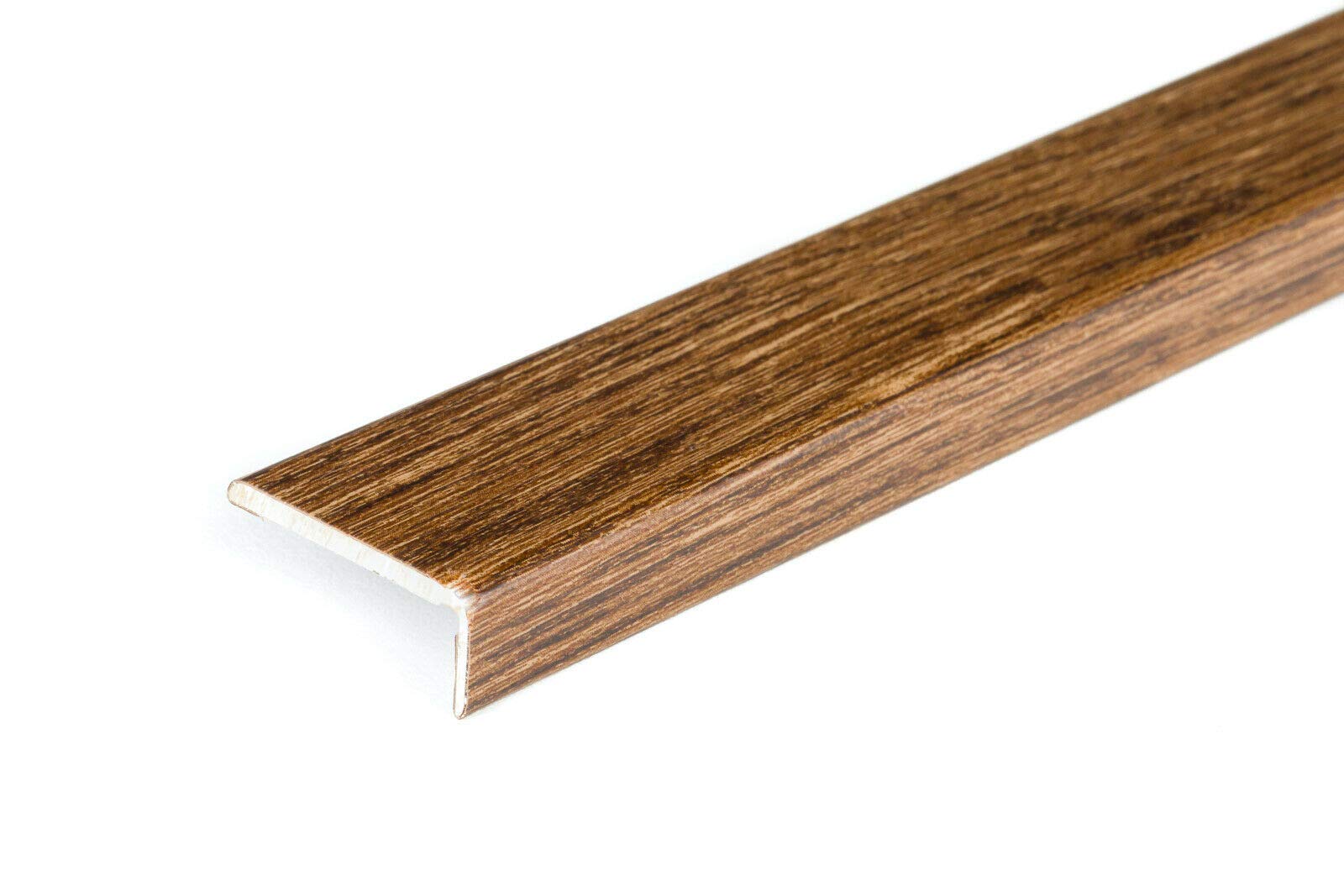 2 Meters SELF-Adhesive Wood Effect Anodized Threshold Laminate Floor Edge Profile Stop End TMW Profiles (Tasmanian Oak)