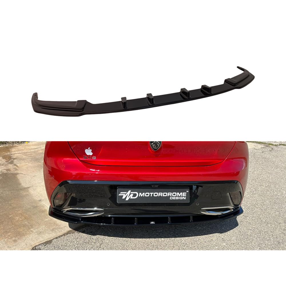 Jupe Arrière compatible avec Peugeot 308 III HB 5-portes 2021- (ABS)