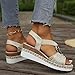 Sandals For Women 2026 Narrow Feet Wedge Sandals Braided Espadrille Open Toe Fashion Dressy Evening Wedding Fashion Open Toe Summer Platform Sandals