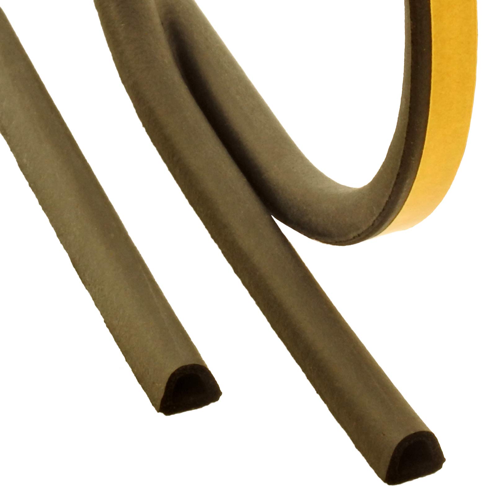 1m D 9mm x 7,5mm schwarz Fensterdichtung Türdichtung EPDM