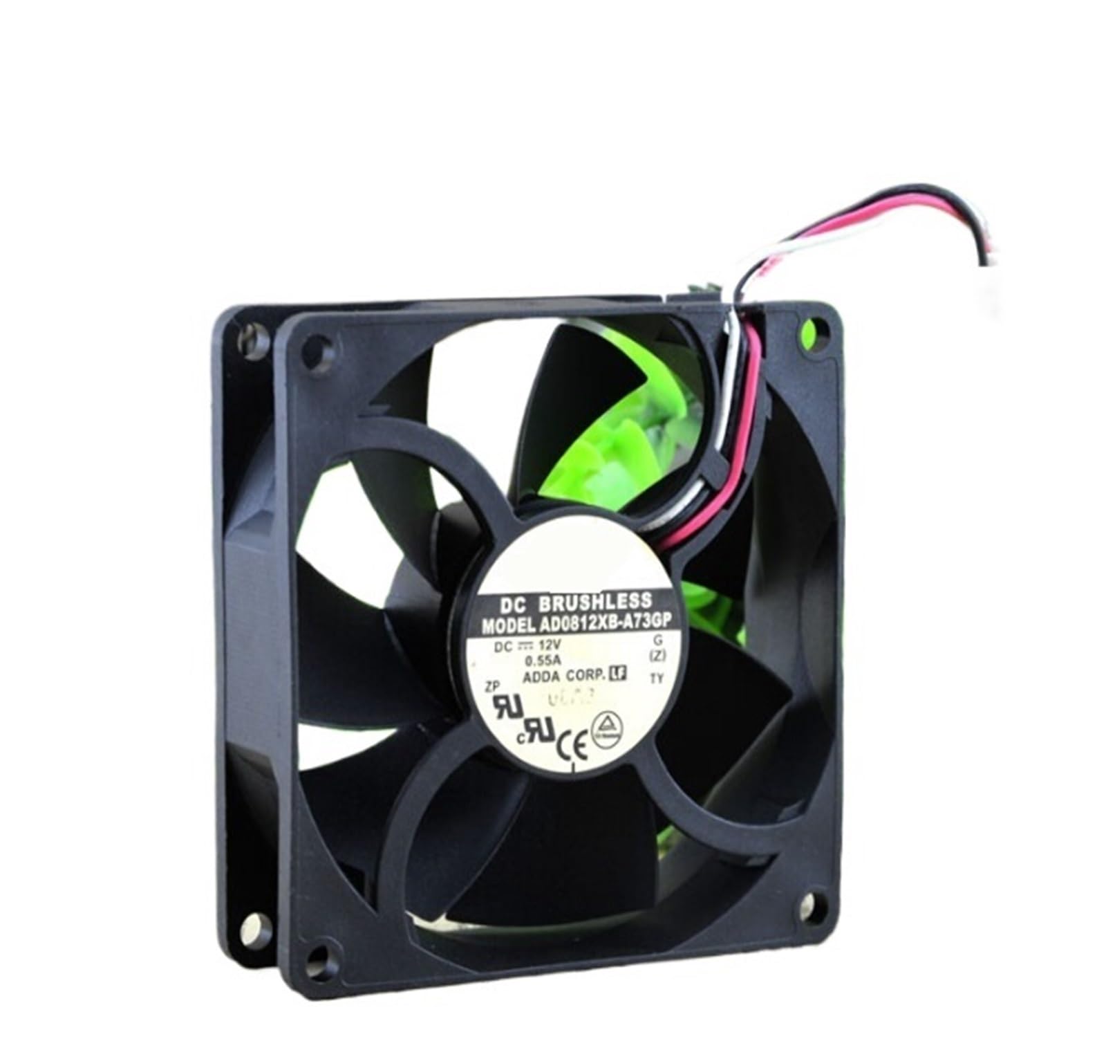 TYHUJKKL 80 * 80 * 25 AD0812XB-A73GP DC12V 0.55A 8CM three line of large air fan