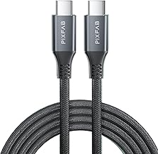 USB C - USB C Fast Charging Cable for Google Pixel 10 Pro XL, 9 Pro, 9A, 8A, 7 [Type C] Fast Charging [Strong] Cable [Nylon Braided], Type C Phone Charger Cable Lead [1 Metre] - Black