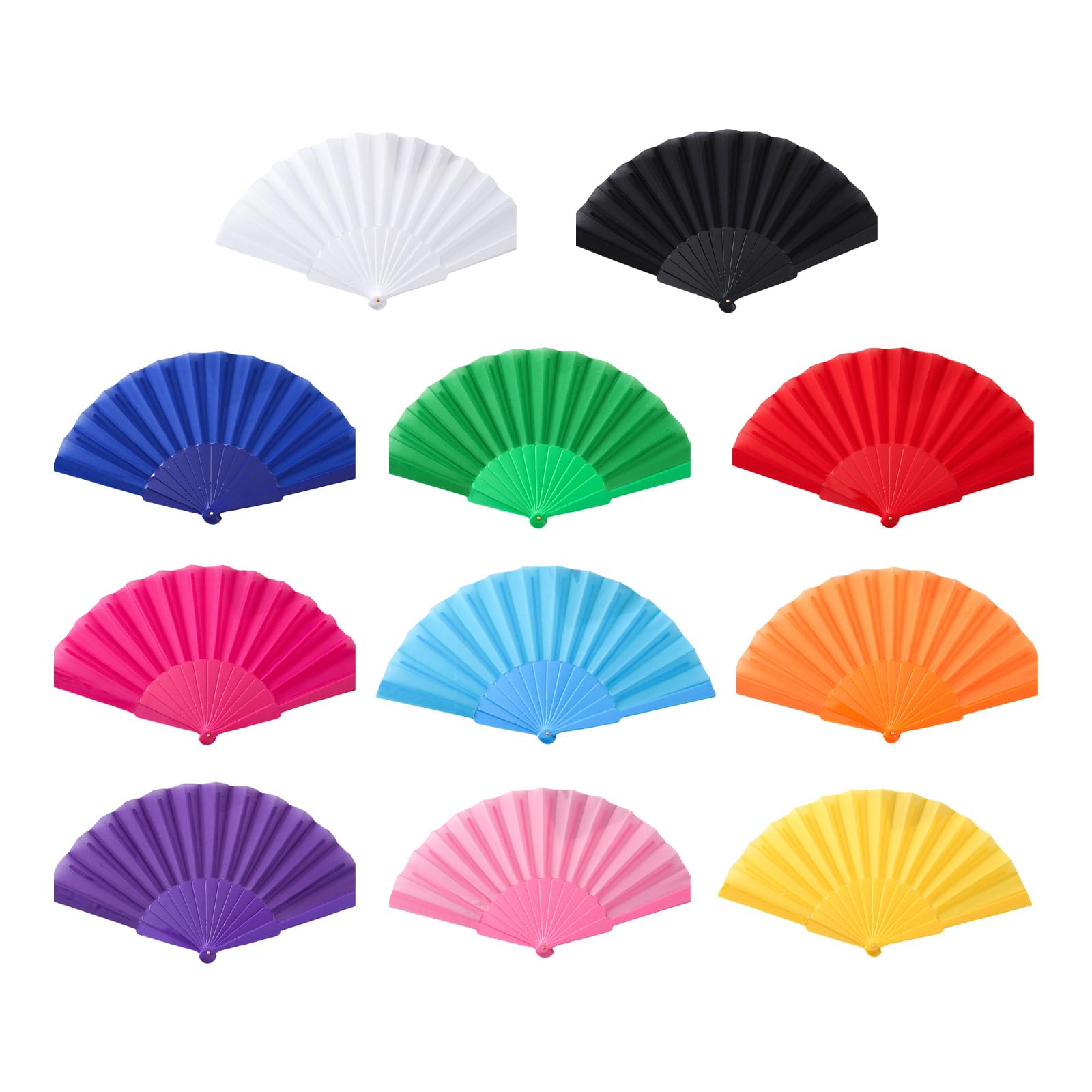 Abanico plegable chino retro de mano grande para baile cosplay fiesta
