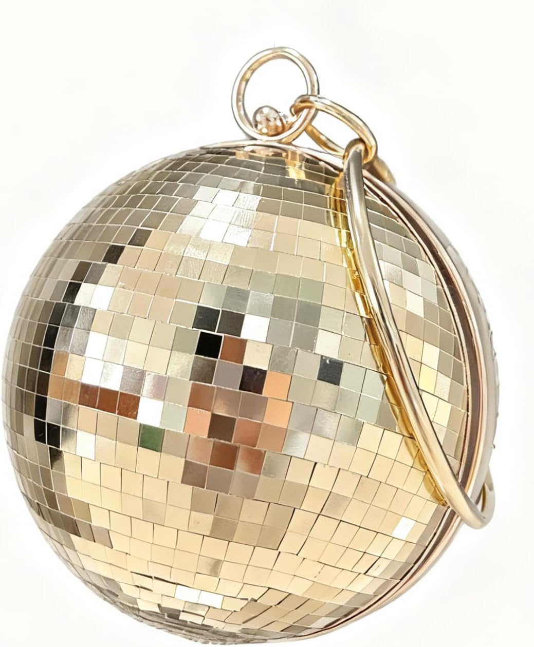 Disco Ball Purse For Women, Sparkly Sequin Glitter Wristlet Clutch, Mirror Cube Bag, Party Retro Handbag Wedding Bags - Image 6