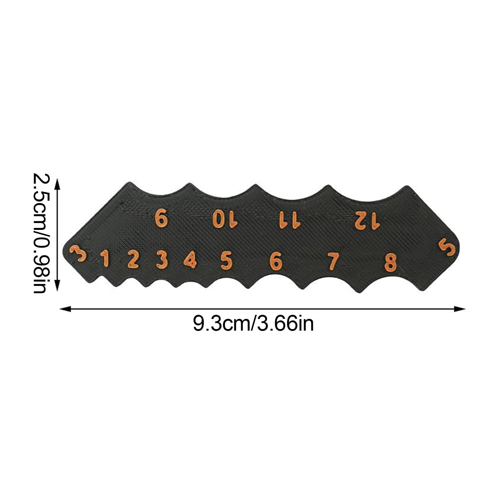Jauge de mesure de rayon | Outil de mesure de filet concave et convexe pour inspection du rayon | Jauge de précision en acier inoxydable pour fabricants de moules, ingénieurs, travail des métaux