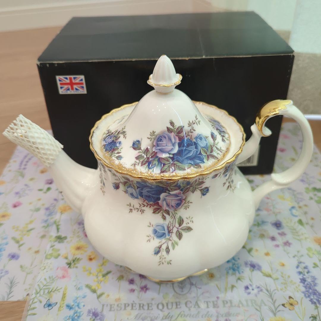 陶器工房壹 染付ポット ティーポット 壹岐幸二 やちむん 沖縄 水玉 藍