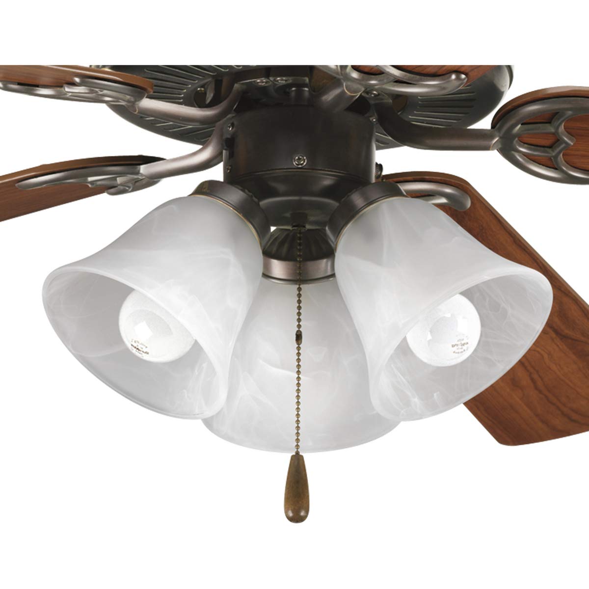 Progress Lighting P2600-20 Ceiling Fans, 15-Inch Diameter x 6-5/8-Inch Height, Bronze