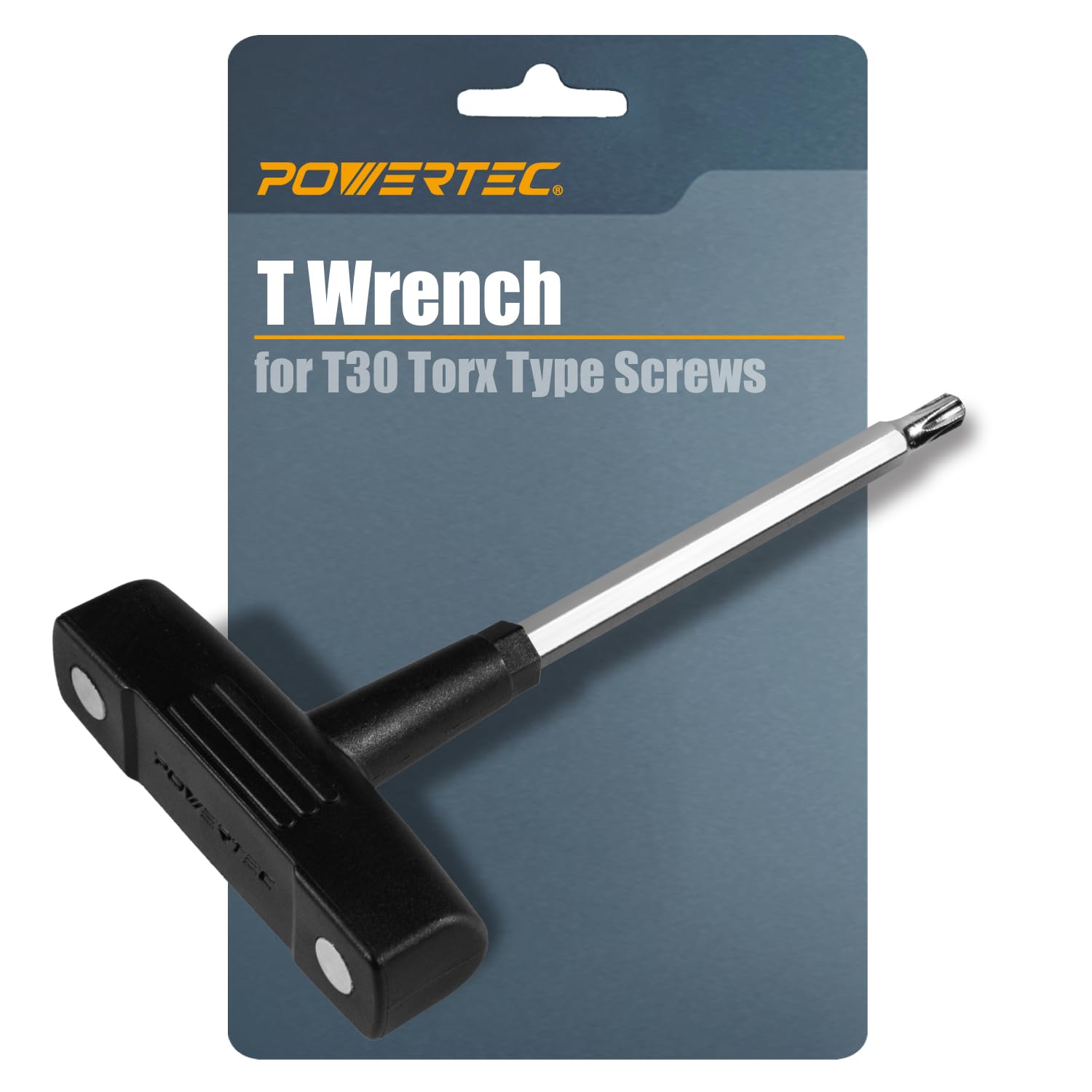 POWERTEC T Wrench for T30 Torx Type Screws, Replacement for DeWalt 5140067-13 Planer Wrench, Fits Delta 22-590 and DeWalt DW735, DW735X, DW734 with