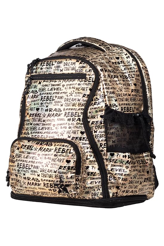 Rebel Athletic Signature Dream Bag Plus In Black And Gold4