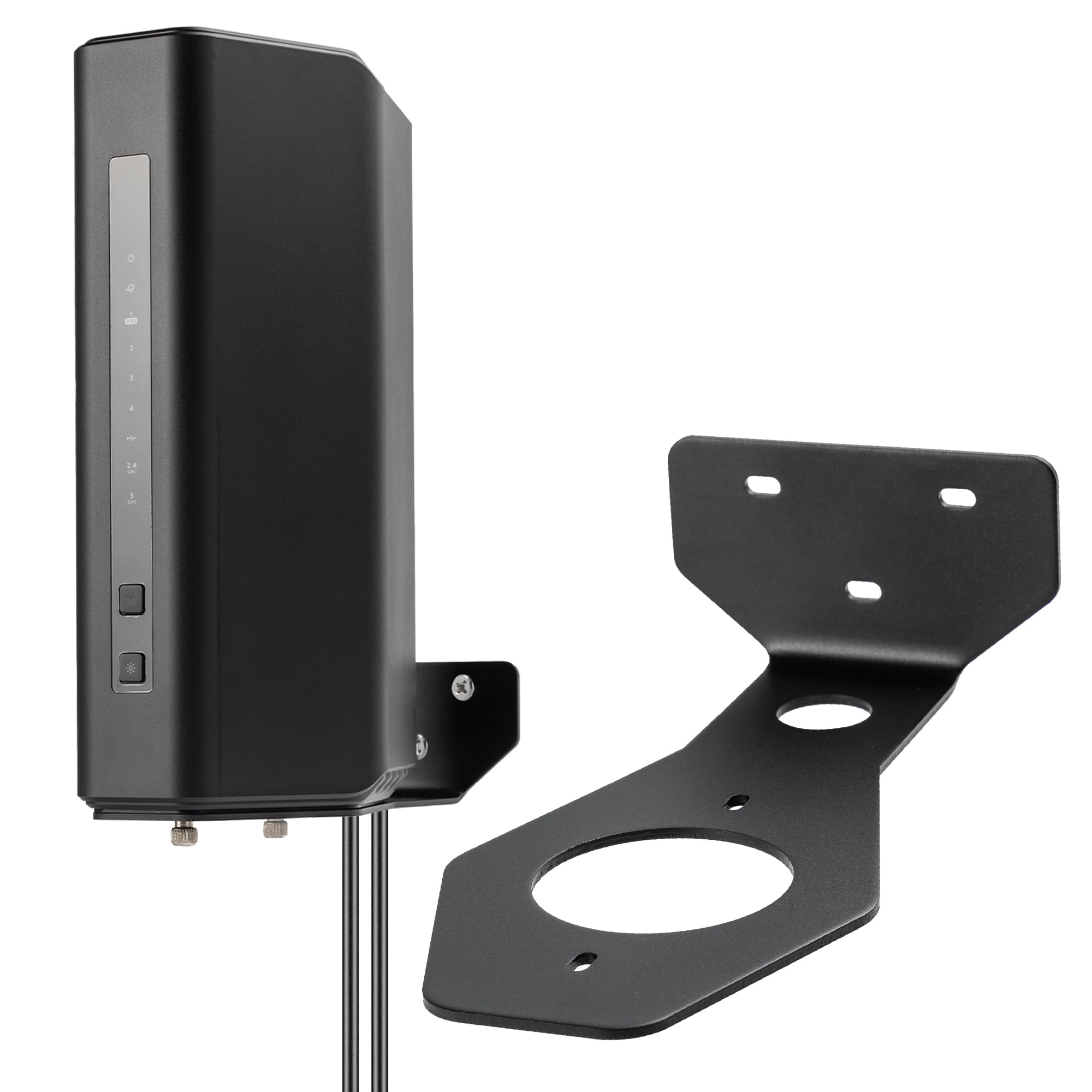 PETIMETI Wall Mount Bracket for Nighthawk WiFi 7 Routers, Aluminum Alloy Wall Mount Holder Compatible with Nighthawk RS100, RS150, RS200, RS280S, RS300, RS500, RS600, RS700S, BE17000, BE19000 (1 PACK)