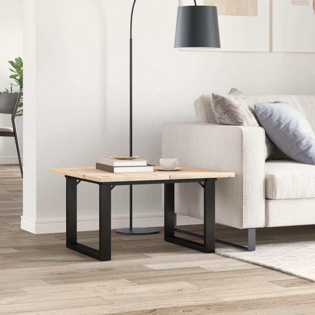 Gambe per tavolo da salotto, struttura O in acciaio, 60 x 40 x 38 cm