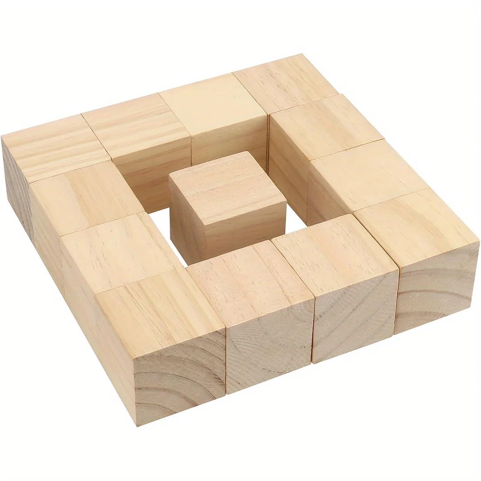Bloki do rzeźbienia z lipy amerykańskiej, Bloki rzeźbiarskie z lipy 2 cale 10 sztuk lub 20 sztuk Drewniane kostki do rękodzieła(20pcs)