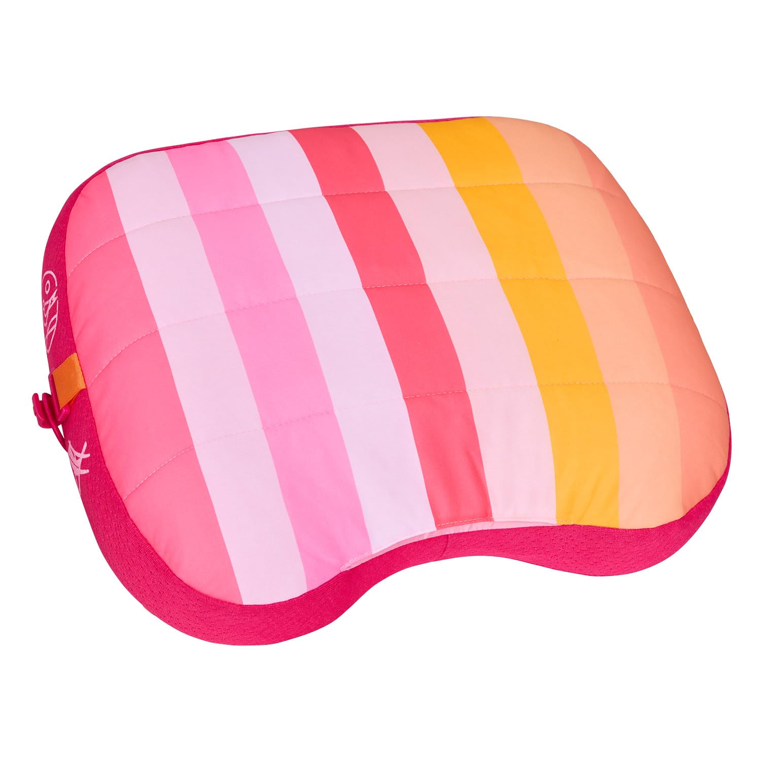 Dock & Bay x Ballast Beach Pillow - Easy to Inflate, Folds Up Into a Pouch, Waterproof & Sand-Resistant - Miami Sorbet