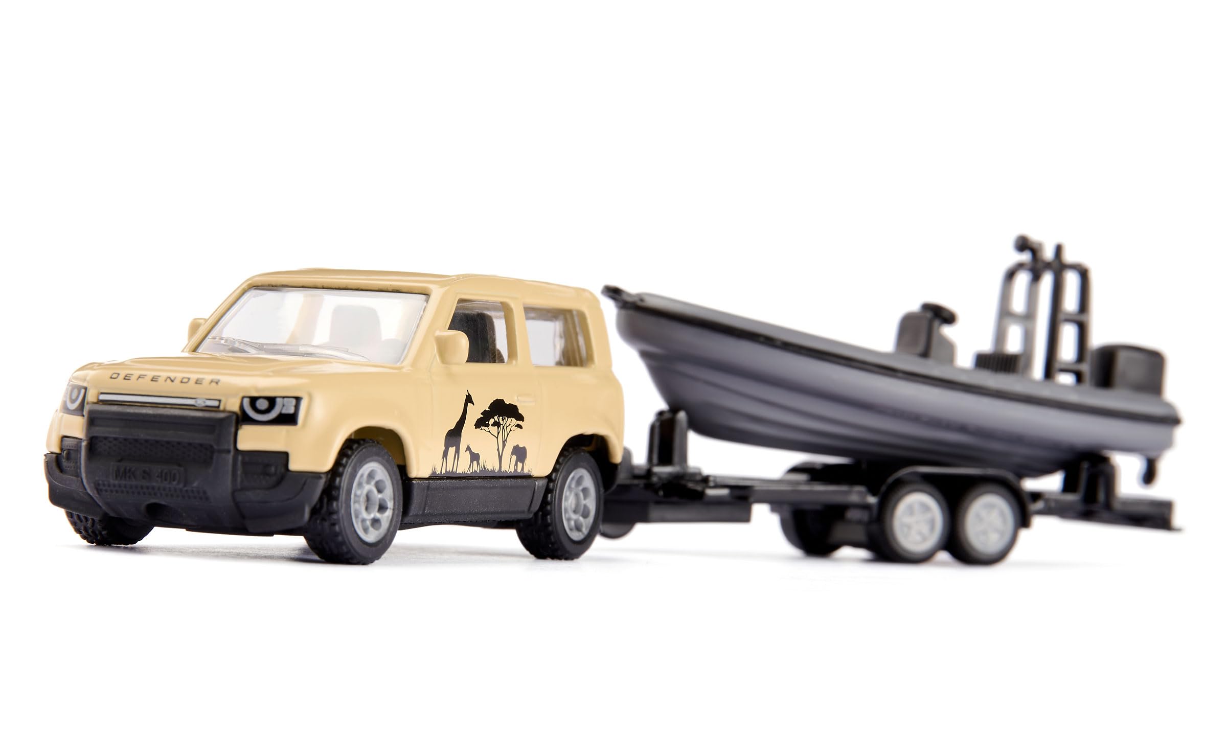 Siku Land Rover Defender Safari con Barco