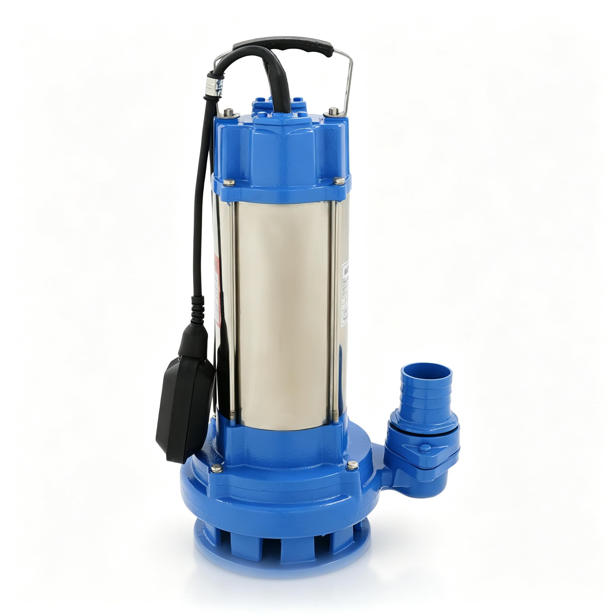 Pompa zanurzeniowa do brudnej wody z przełącznikiem pływakowym, pompa zanurzeniowa 2200 W, 26000 l/h, pompa zanurzeniowa do brudnej wody, maks. skok 25 m, pompa wodna IP68, idealna do pompowania wody