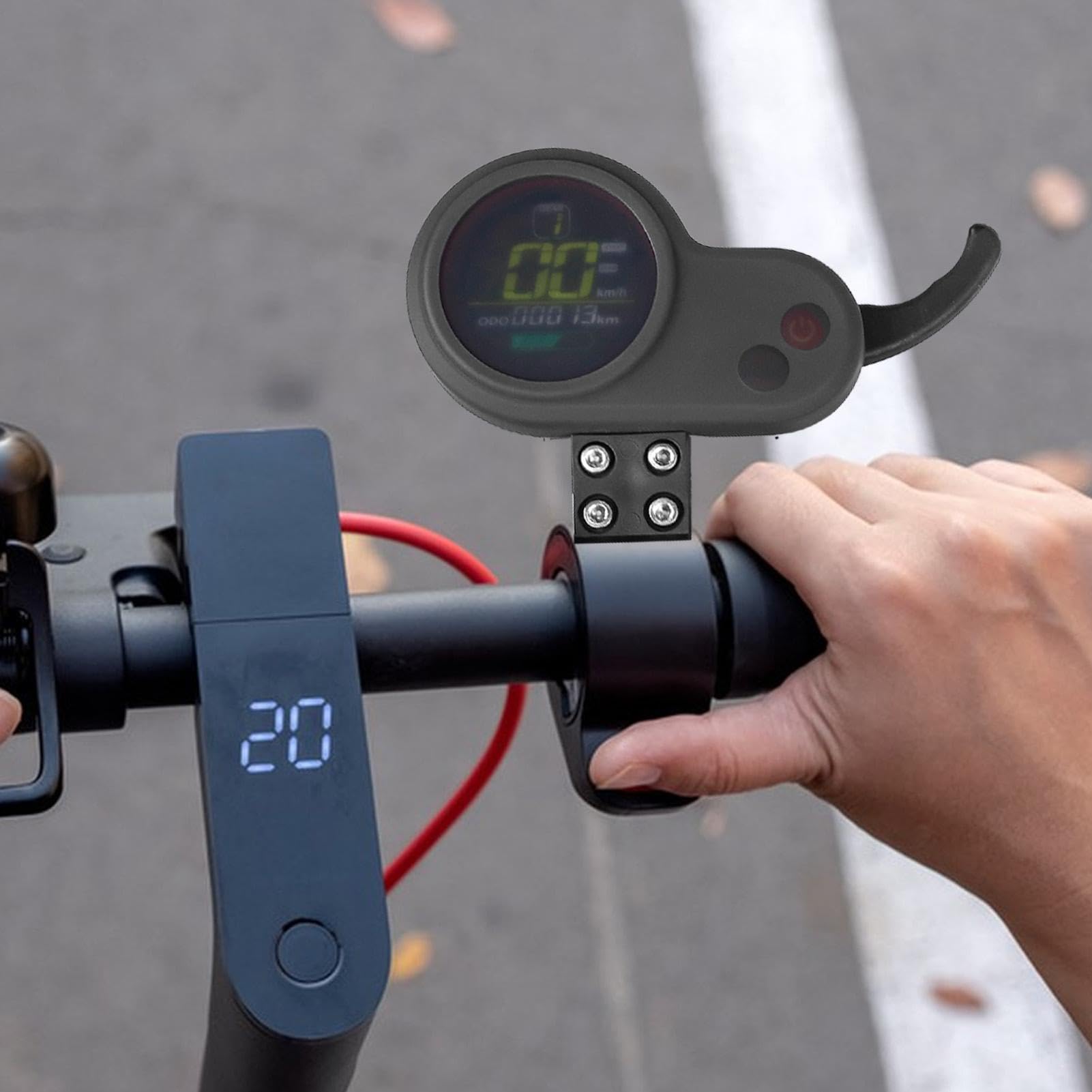 JTKREW Copertura Protettiva del cruscotto dello Scooter,Impermeabile,Copertura Protettiva del cruscotto di Ricambio per Lo Scooter Elettrico Xiaomi M365 1S Essential PRO 2