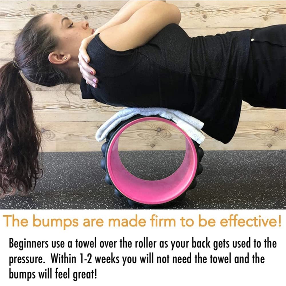 Eva Yoga Pilates Circle Wheel Yoga Wheel Fitness Roller Strumento di Allenamento per La Schiena Dimagrante Forma Magica della Vita Body Building Pilates Ring