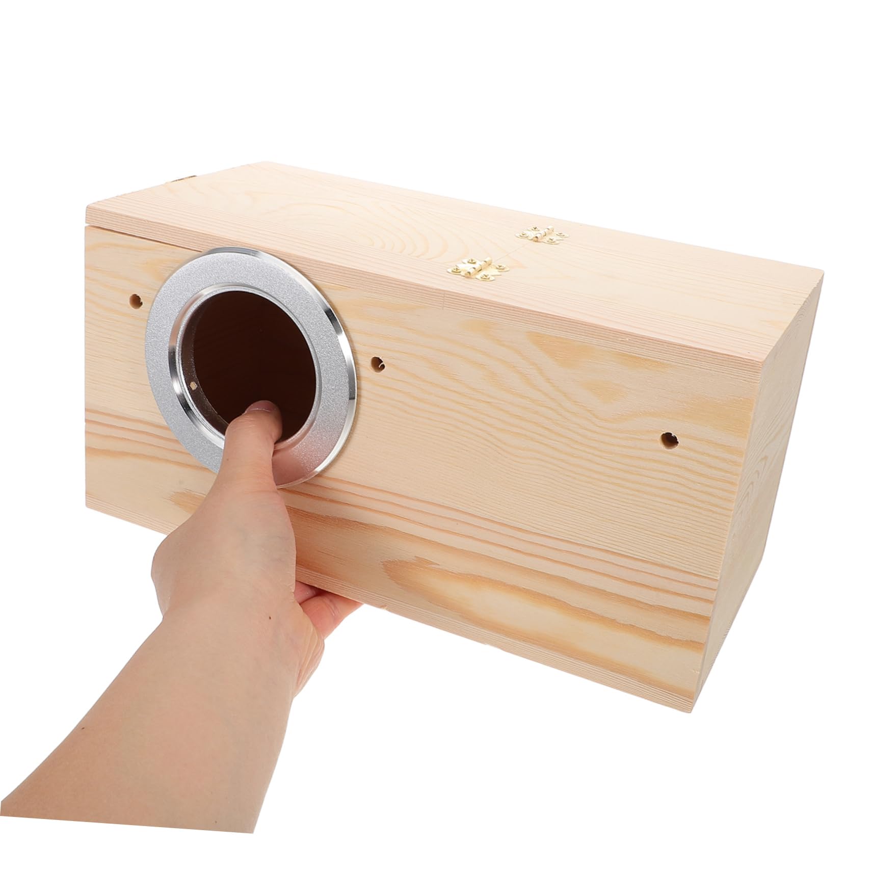 ibasenice Nichoir pour Perruches Cabane Élevage Oiseaux Maison De Nid Facile à Installer Nettoyer pour Perroquets Et Calopsittes