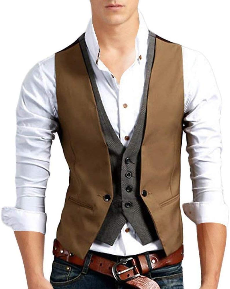 Amazon.co.jp: [SGL Collection] ベスト メンズ ジレ ベスト/ジレ