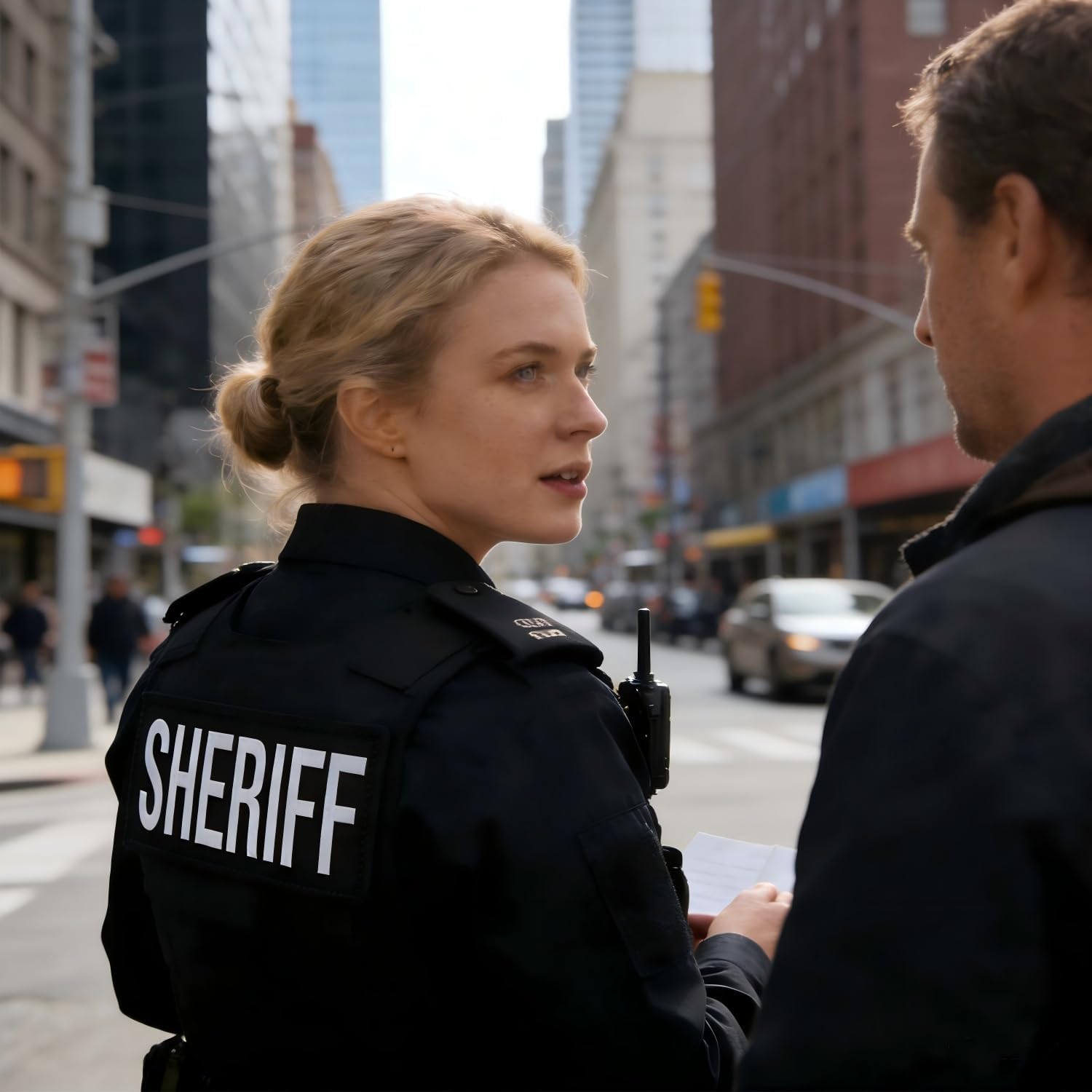 2 Pieces Tactical Embroidery Patches, Hook and Loop Embroidery Patch for Backpacks, Uniforms, Vest, Press Vest(One Large & One Small) - SH