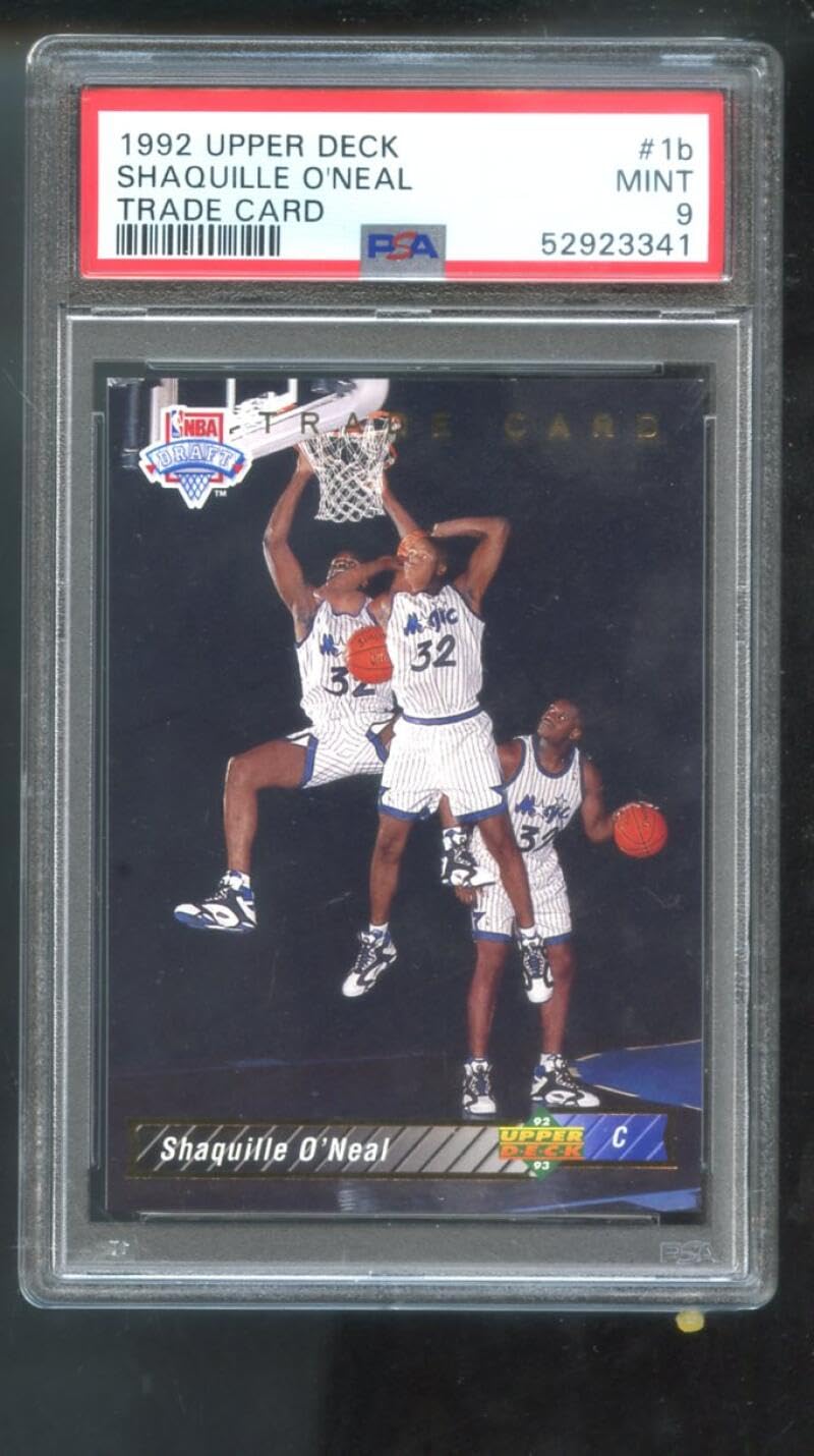 Amazon.com: 1992-93 Upper Deck Shaquille O'Neal Trade #1b ROOKIE