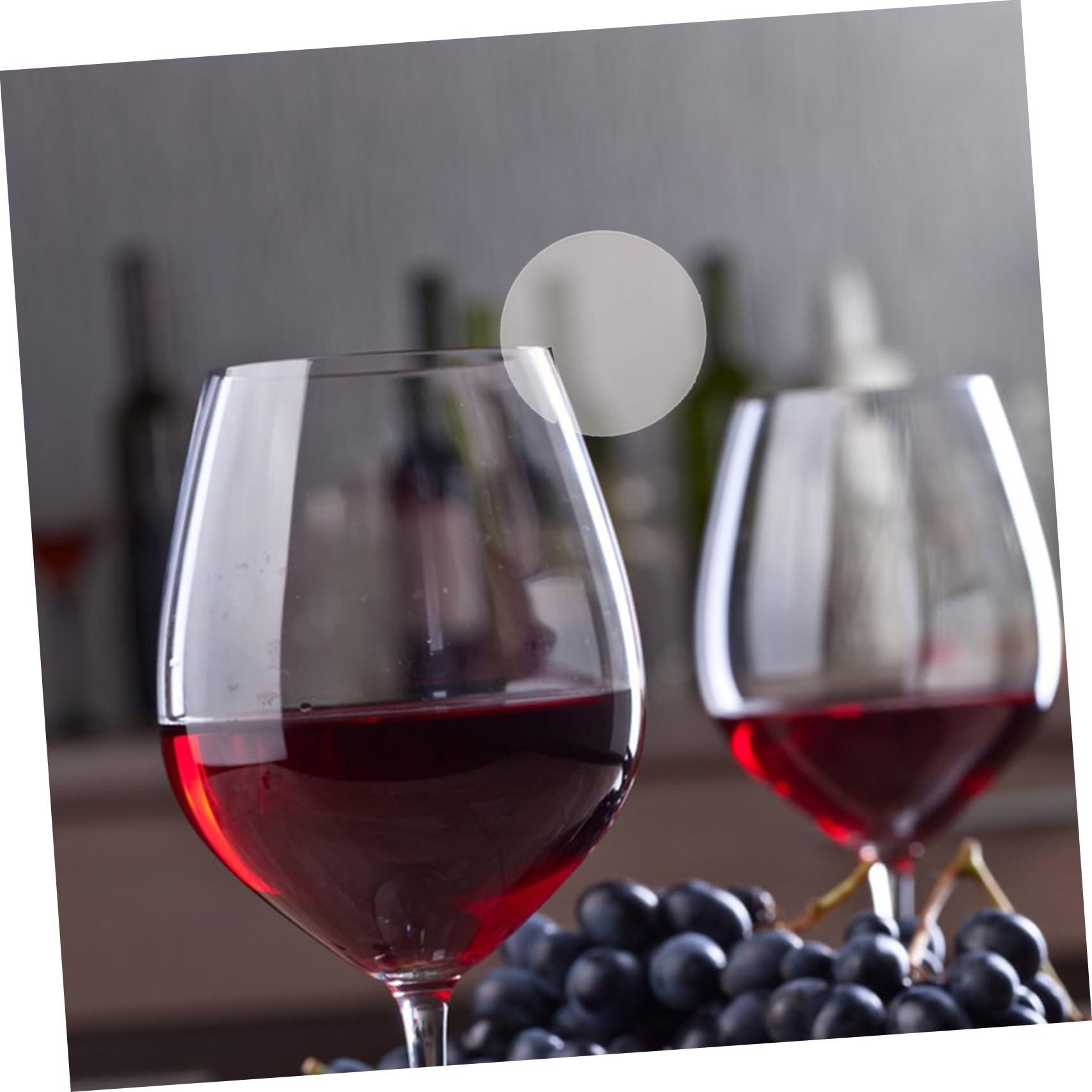 Étiquettes de Boissons en Acrylique Rondes Personnalisables pour Fête et Anniversaire, 60 Pièces, Décoration Élégante pour Verres à Vin et Tasses