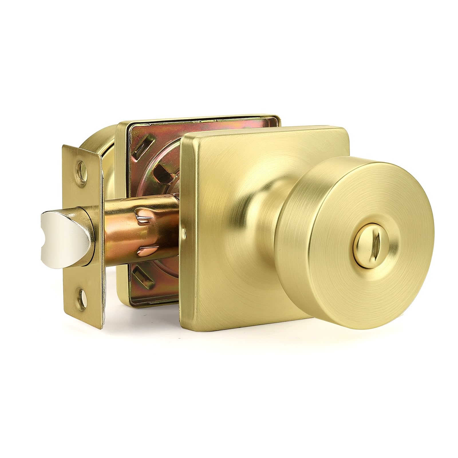 Black Keyless Door Knobs - Privacy & Security -19