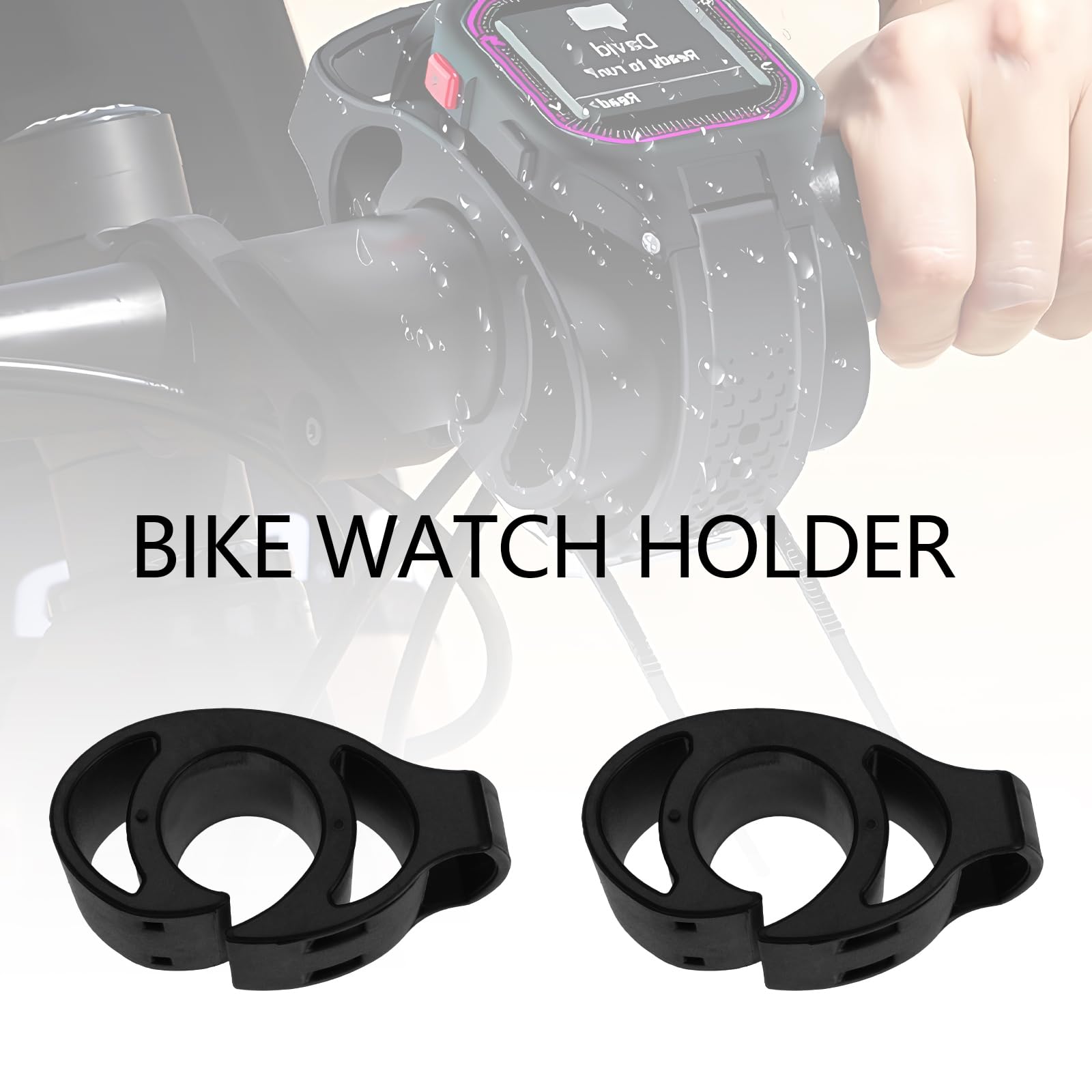 Image secondaire de Supports de Montre de Vélo en Silicone - Compatible Fitbit, Garmin et Polar