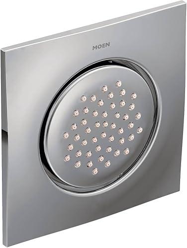 Miniatura 2 de Moen TS1320BN Mosaic Square - Aerosol de cuerpo de una sola función, requiere válvula, níquel cepillado
