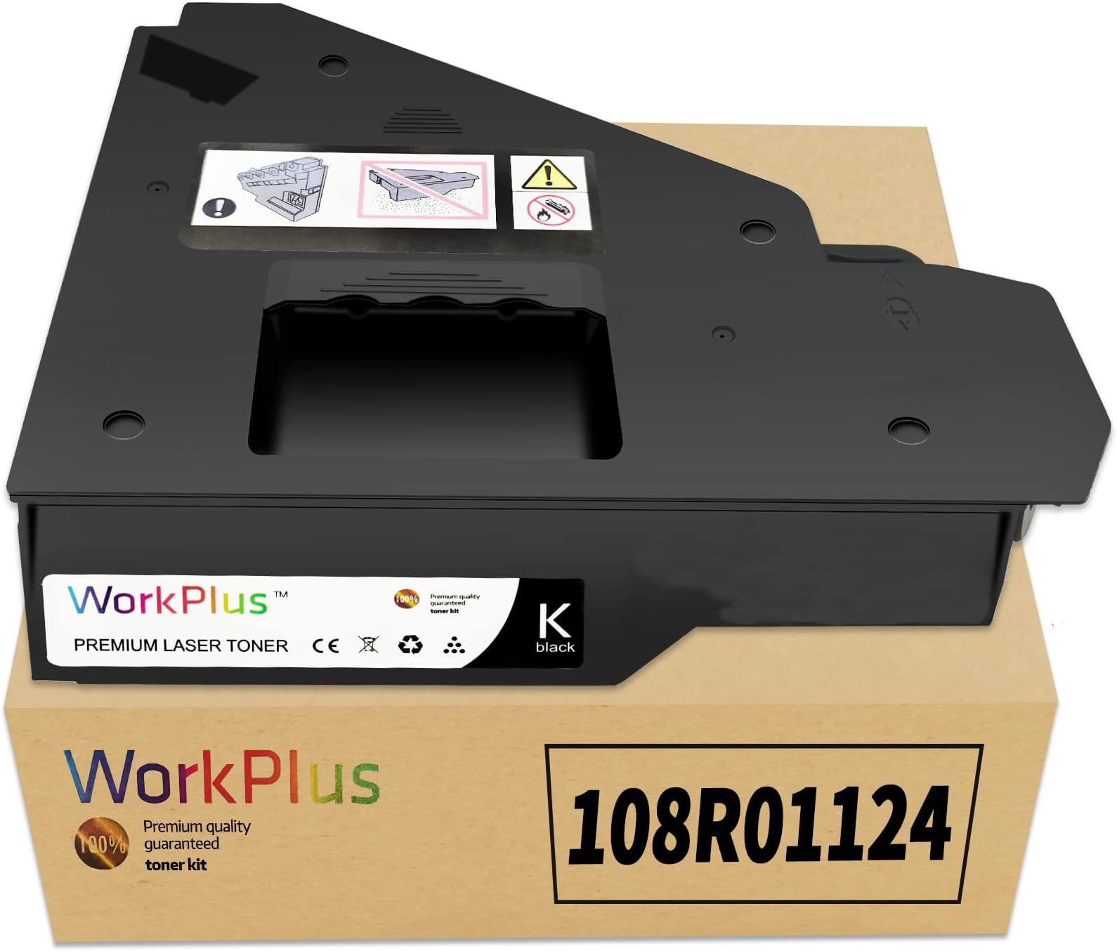 Compatible for Xerox C400 C405 Waste Toner Container 108R01124 Phaser 6600 WorkCentre 6605 6605N 6655 Waste Ink Box, Compatible for Dell C2660dn C2665dnf C3760dn Printer