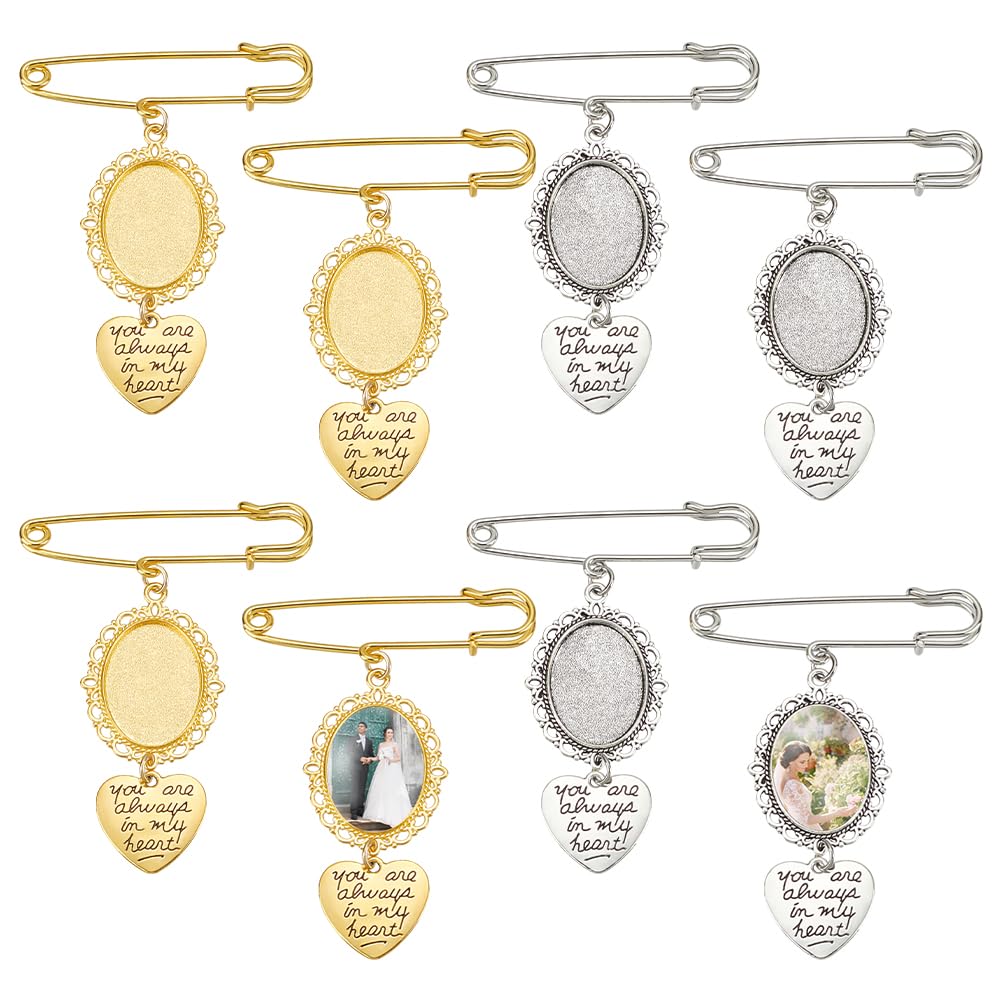 UNICRAFTALE 24pcs 4 Style Électrophorèse Noir Étiquette Vierge Charme En Acier Inoxydable Plat