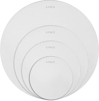 Cake Board Rond Support Gateau Carton Semelle a Gateau 15cm 20cm 25cm