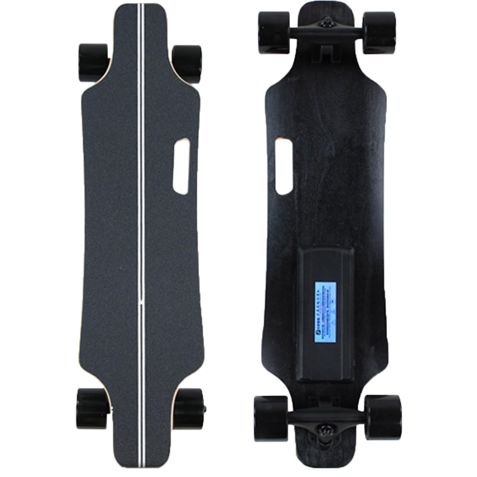 Pwekzxt A Electric Skateboard Longboard For Dults, Easy Control With Remote,Commuting E-Longboard,Range 15Km, 200Lb Capacity, 7-Layer Maple Deck, Maximum Incline 15%