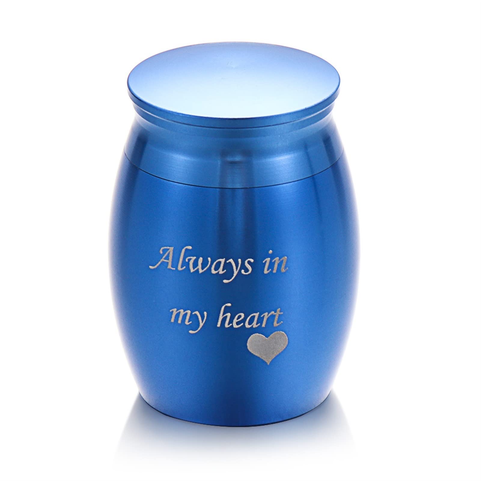 YLMKMVLCZC Pet Urn For Dogs Cats Ashes Keepsake Memorial Box 1Pc Mini Memorial Urn Aluminum Alloy Threaded Lid Pet Cremation Urns Beloved Pet Keepsake Funeral Urn Pet Cat And Dog Urn(2,L)