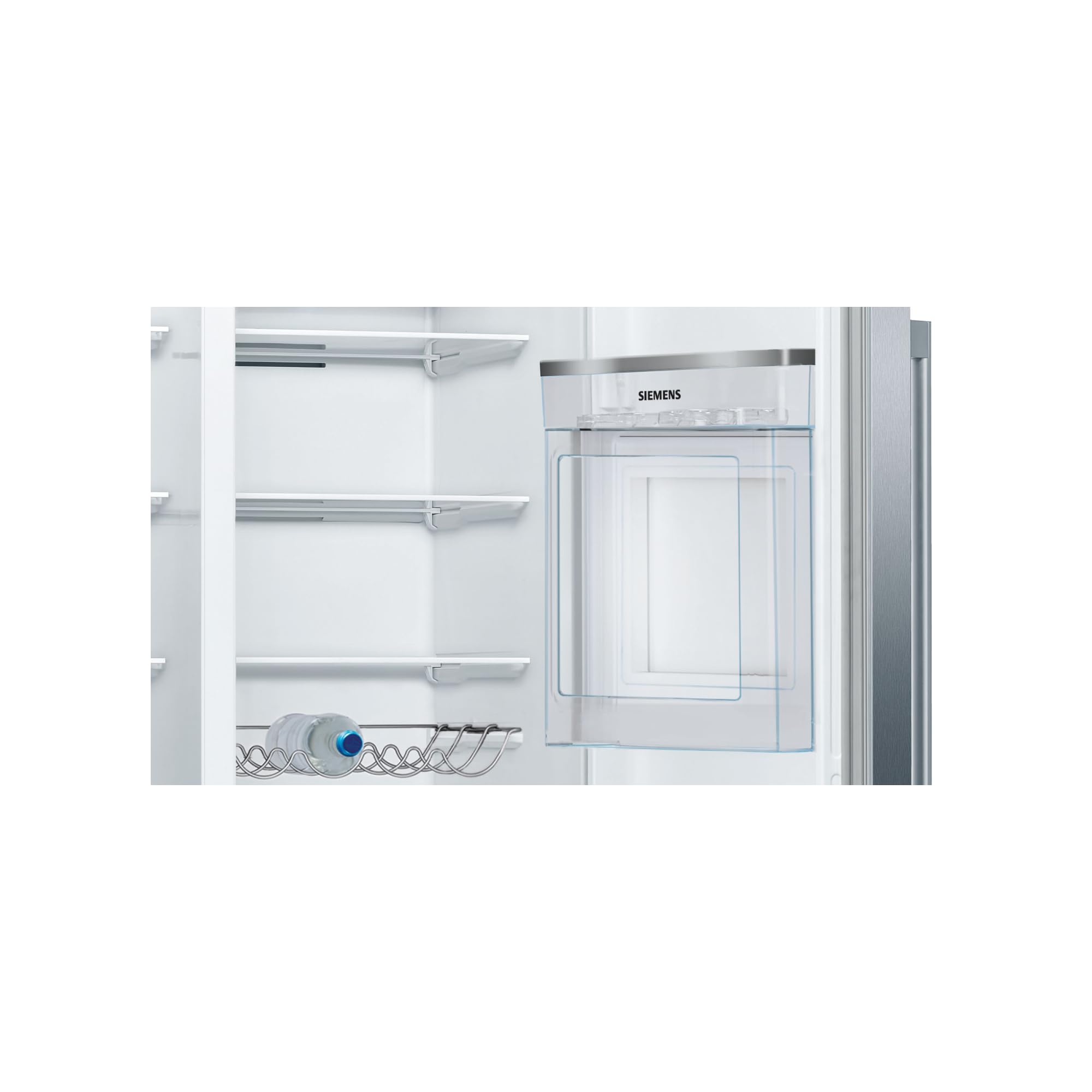 Siemens KA93GAIEP iQ500 Frigorífico con puerta lateral Side-by-Side americana, 323 kWh/año, 560 l, noFrost, iluminación interior LED, superCooling, superFreezing