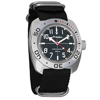 Amazon.co.jp: Vostok Amphibian Military Russian Diverメンズ