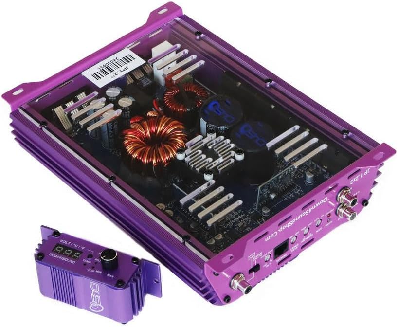 DOWN4SOUND JP1.2Z3 Purple | 1200W RMS - 4 2 1 Any-OHM Amplifier